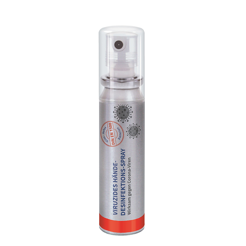 20 ml Pocket Spray  - Hände-Desinfektionsspray (DIN EN 1500) - No Label Look